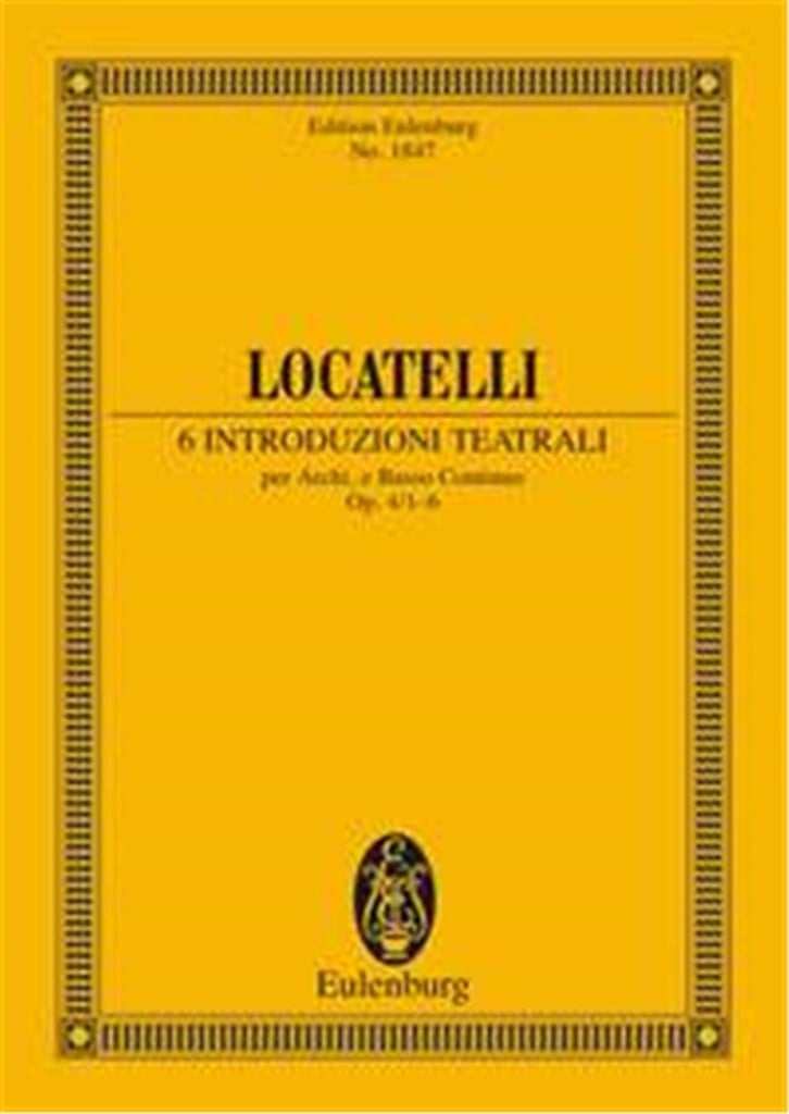 6 Introduzioni teatrali op. 4/1-6 Vol. 1